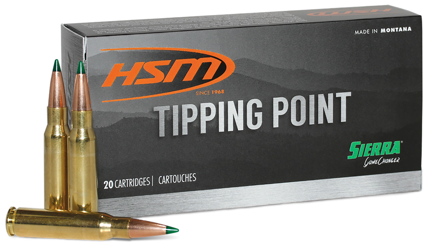 HSM 6Arc2N Tipping Point Super Shock Tip 6mm Arc 95 Gr 20 Per Box/ 25 Cs