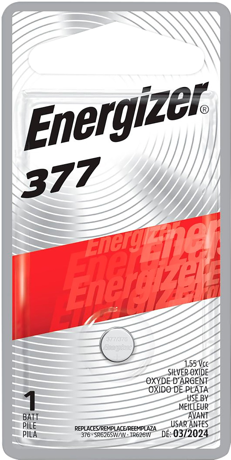 Energizer 377BPZ 377 Battery Silver Oxide 1.55 Volts, Qty (72) Singe Pack-img-0