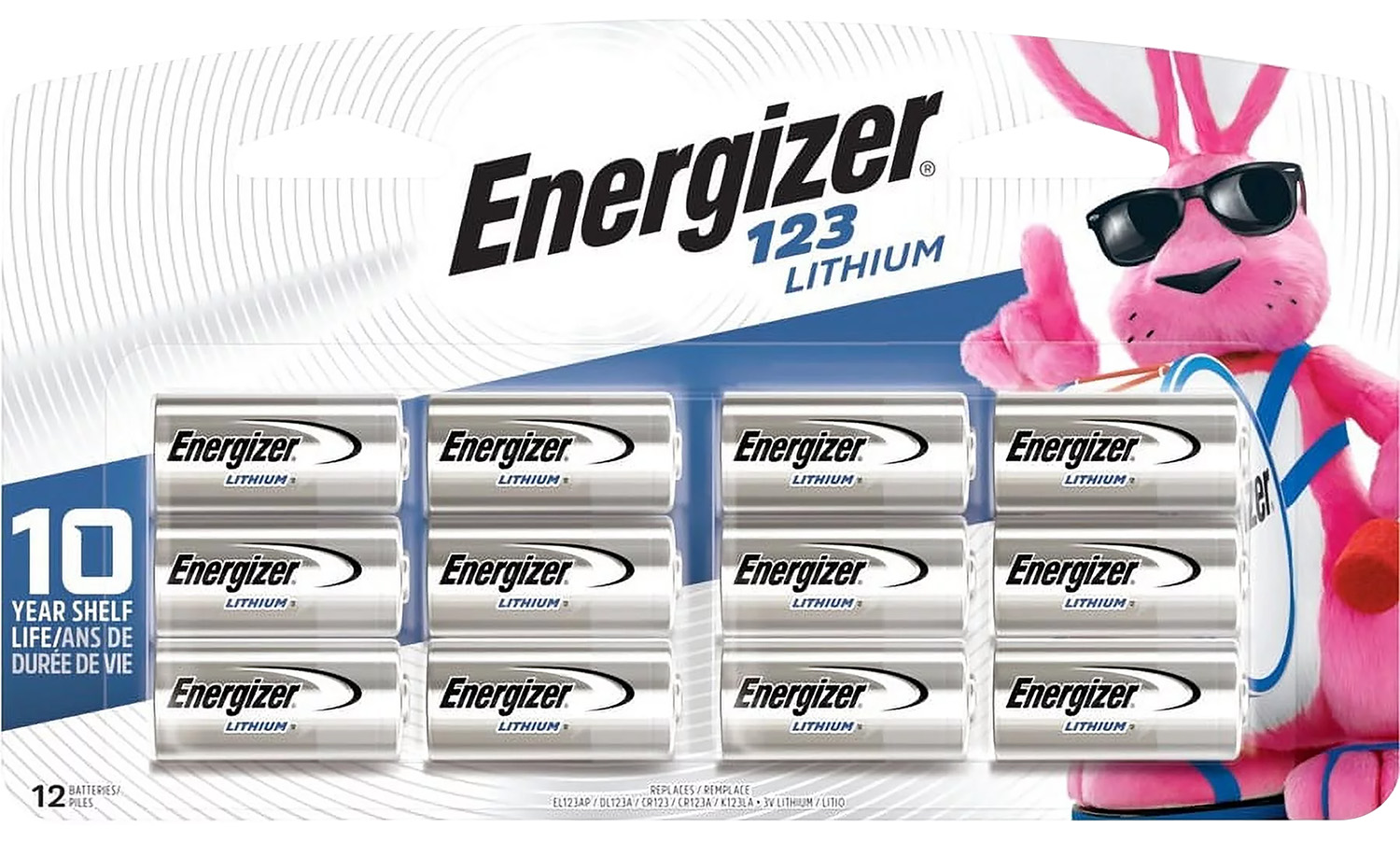 Energizer EL123BP12 123 Lithium Battery Lithium 3.0 Volt, Qty (24) 12 Pack-img-0