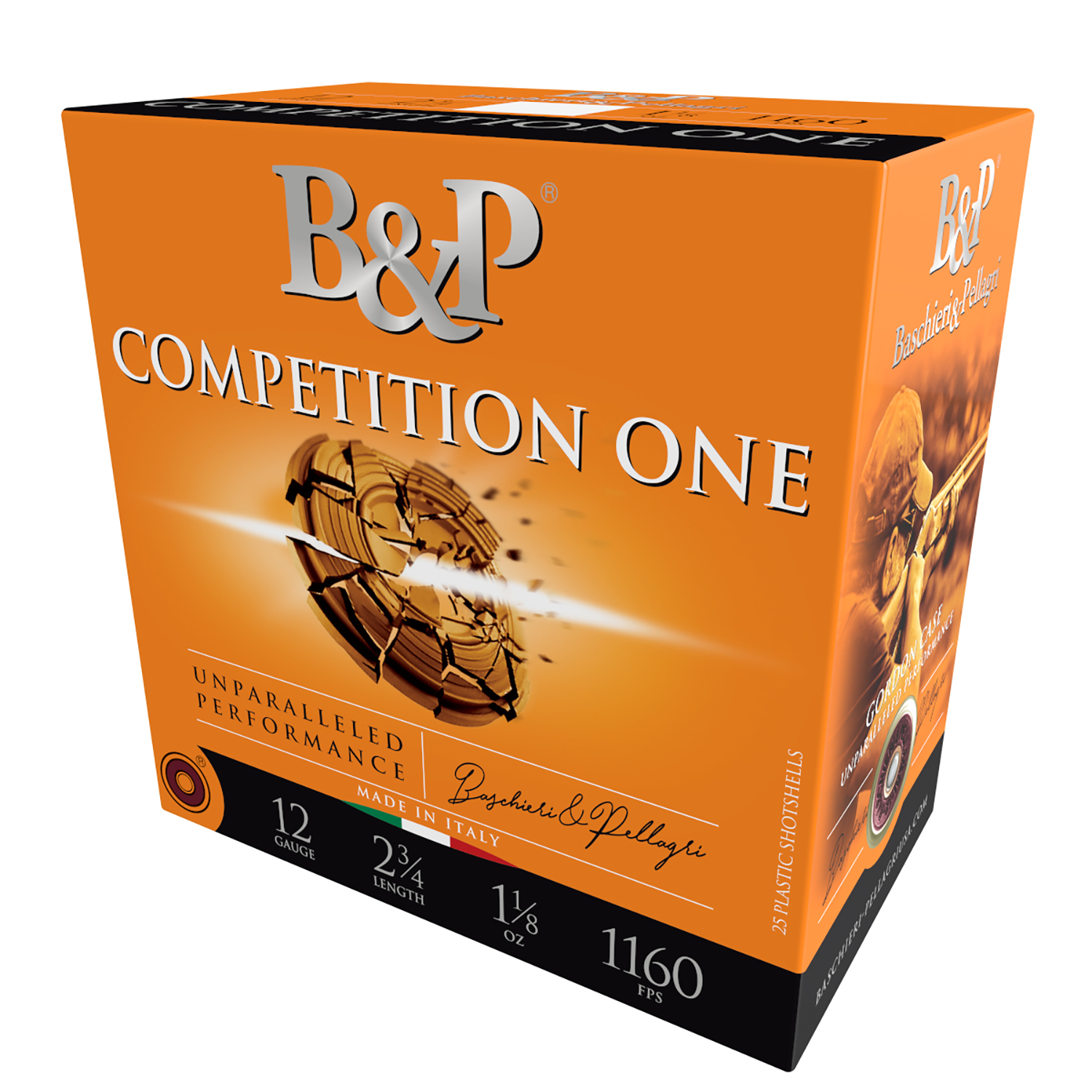 B&P Competition One 12ga 1oz 9 Shot – Superb 1 oz #9 Target Shotshells, 2-3/4 in, 1160 fps, 25 Rounds 2 B&P Competition One 12ga 1oz 9 Shot – Superb 1 oz #9 Target Shotshells, 2-3/4 in, 1160 fps, 25 Rounds - Image 2