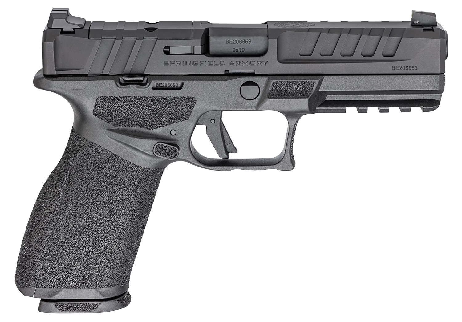 Springfield Armory Echelon EC9459BLCU 9mm, Black, 4.5" Hammer Forged Steel Barrel, Optics Ready, 10-Round, Ambidextrous - Springfield Armory - 9mm