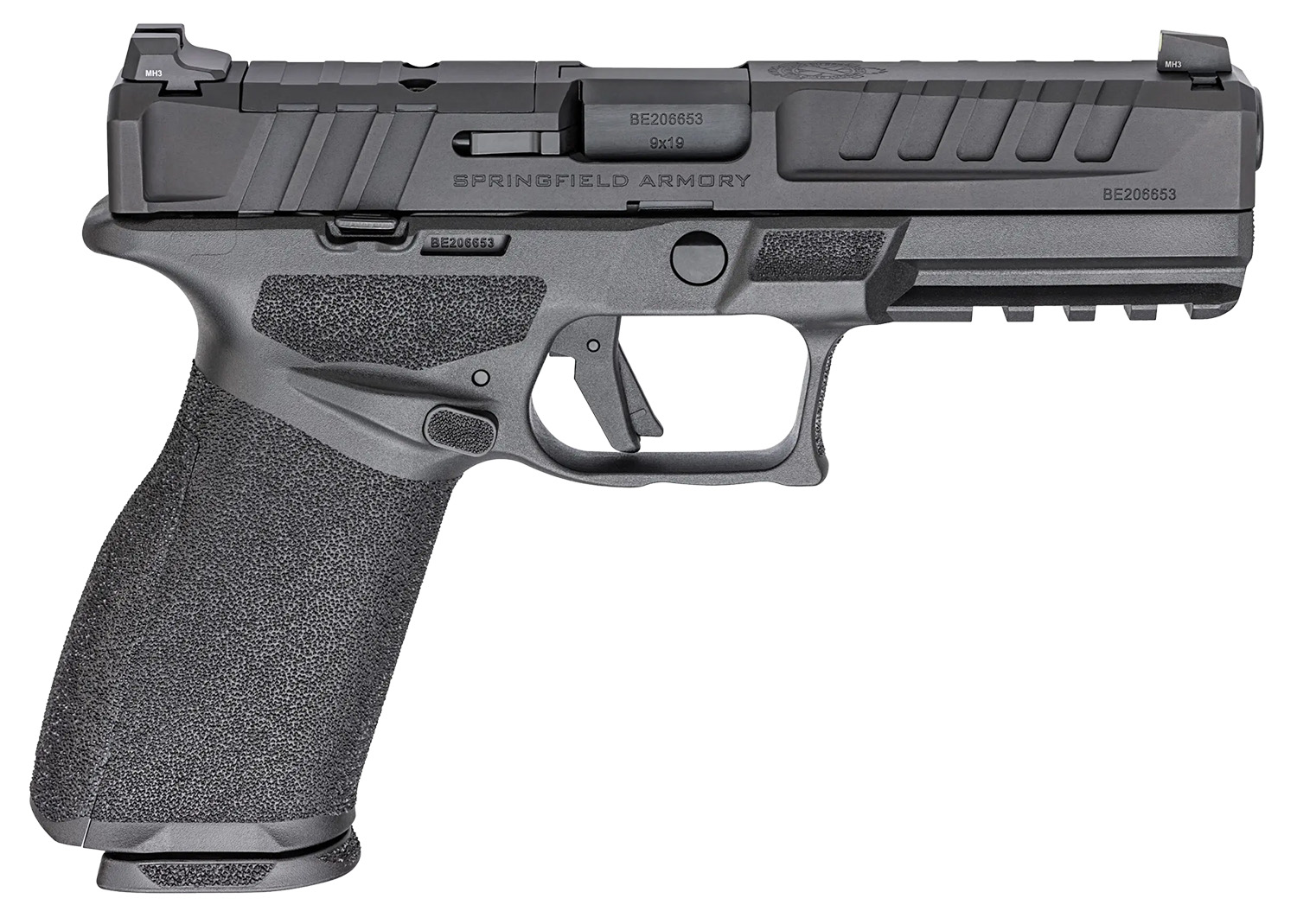 Springfield Armory Echelon EC9459B3D 9mm, Black Polymer Frame, 4.5" Hammer Forged Steel Barrel, Optics Ready, Tritium 3-Dot Sights, 17/20-Round Magazines - Springfield Armory - 9mm