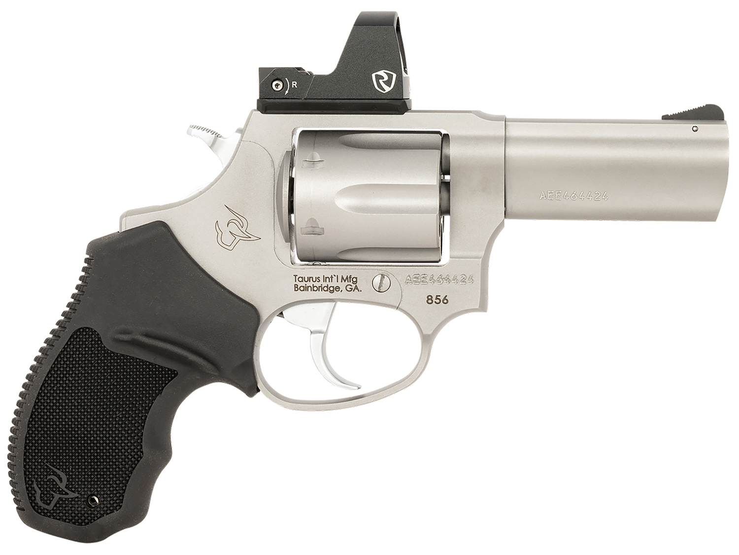 Taurus 2856P39R 856 3" Stainless .38 Special +P Revolver w/Red Dot Sight