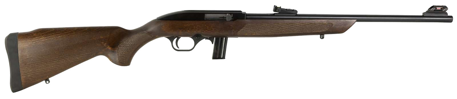 Rossi RS22L1811WD RS22  Full Size 22 LR 10+1 18 Matte Black Steel Barrel, Matte Black Receiver, Fixed Hardwood Stock