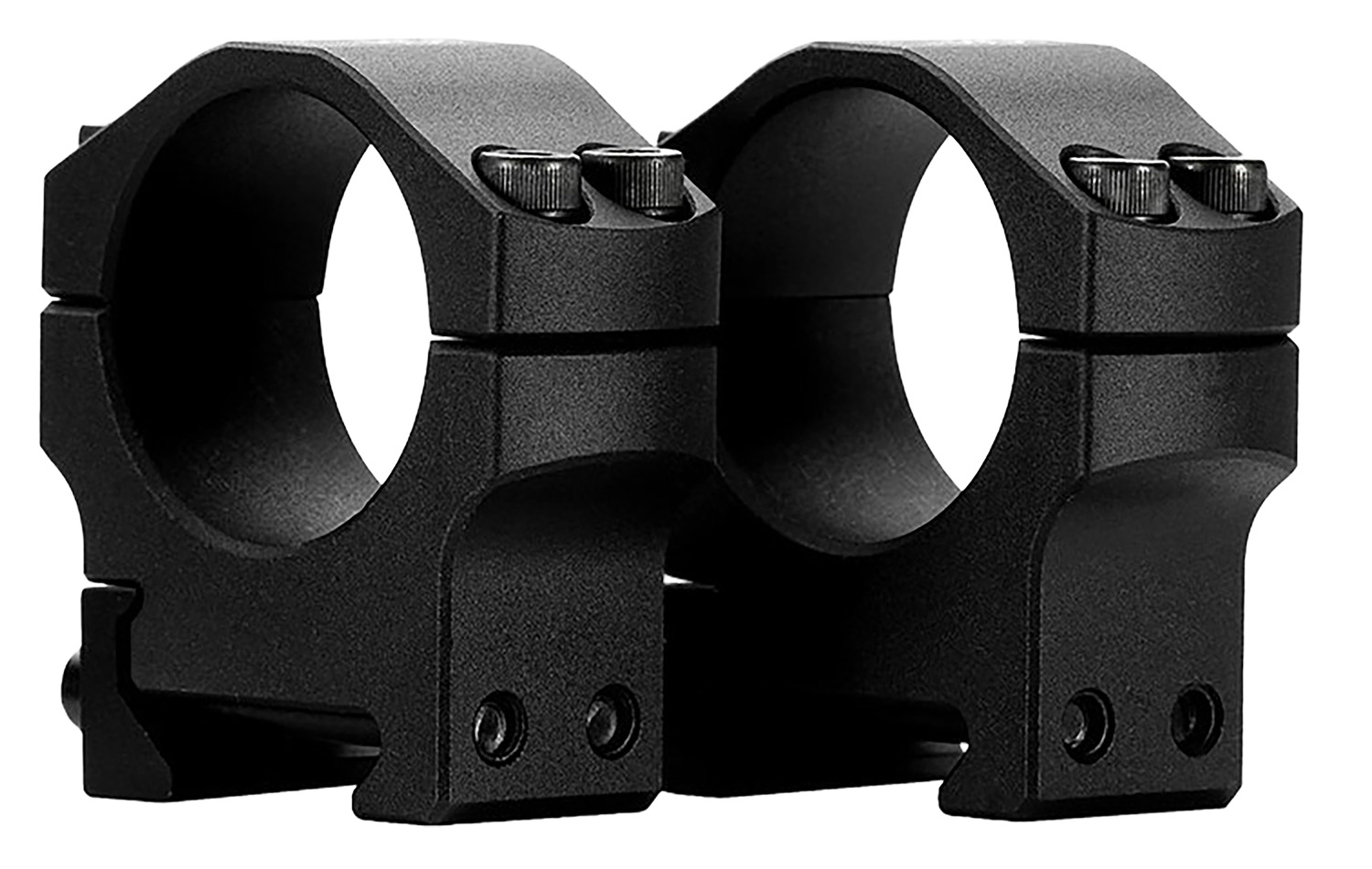 MDT 103347BLK Premier 30mm Medium Aluminum Scope Ring Set Black