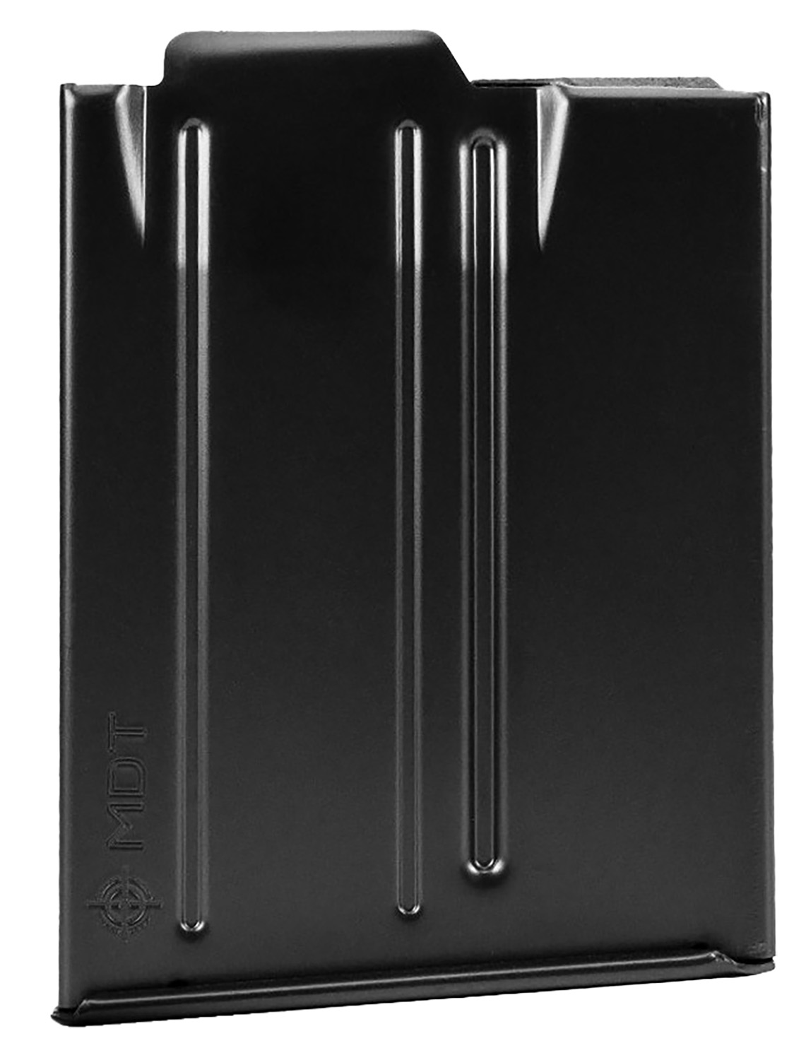 Mdt Sporting Goods Inc 102013Black AICS Magazine 10Rd Extended 308/6.5 Creedmoor Short Action, Black Steel With Binder P