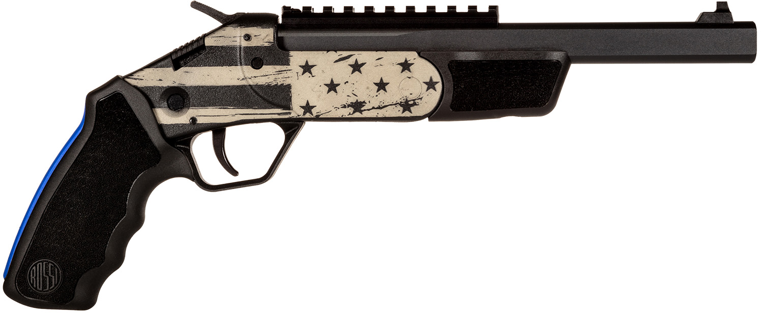 Rossi SSPB9ENG1 Brawler  410 Gauge 45 Colt (Long Colt) 1rd 9 Matte Black Picatinny Rail On Barrel, Black Polymer Frame, Black Textured Rubber Grip, Ambidextrous Rossi SSPB9ENG1 Brawler  410 Gauge 45 Colt (Long Colt) 1rd 9 Matte Black Picatinny Rail On Barrel, Black Polymer Frame, Black Textured Rubber Grip, Ambidextrous