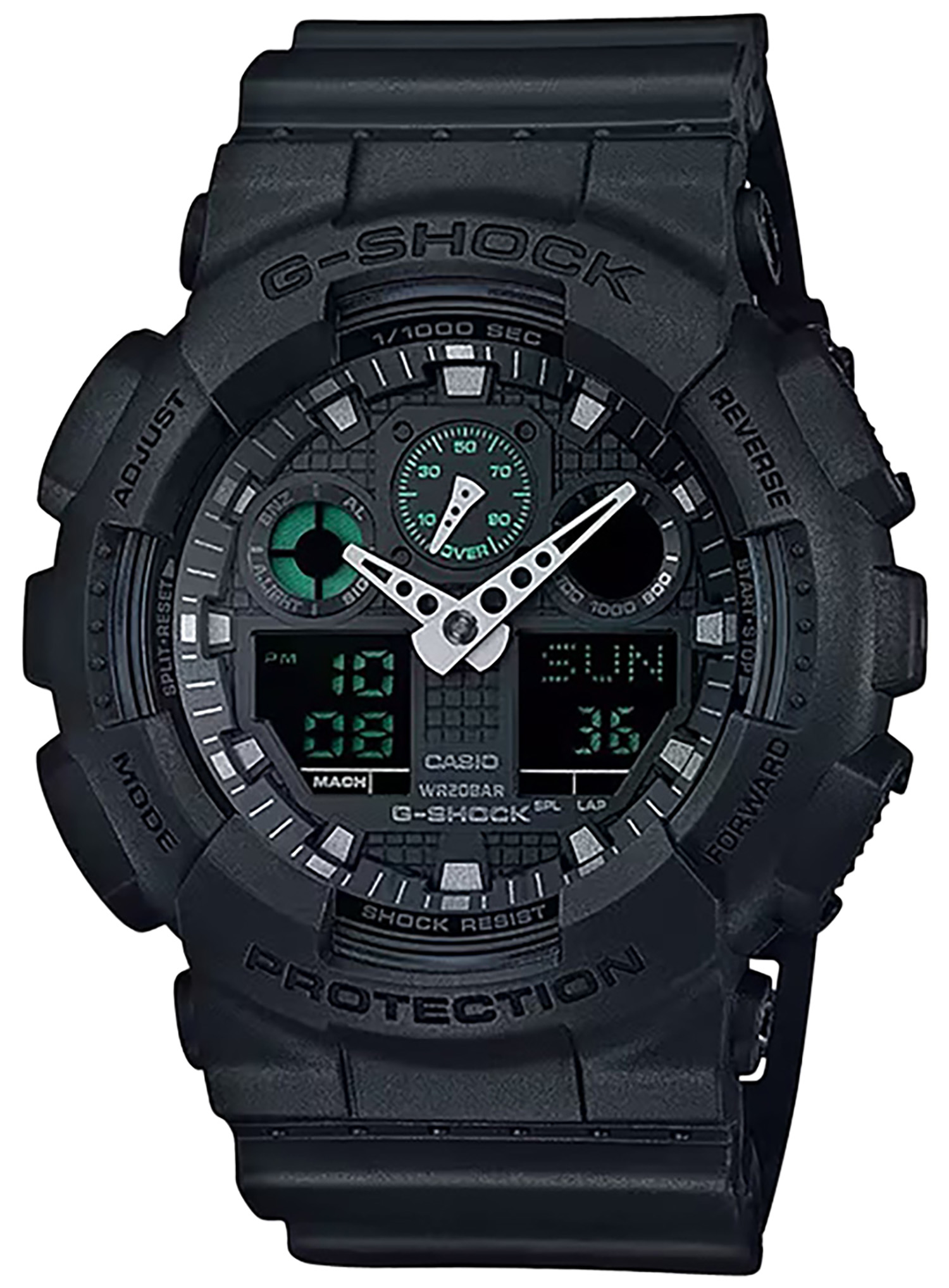 G-Shock/Vlc Distribution Ga100mb1acr G-Shock Tactical Black Stainless Steel