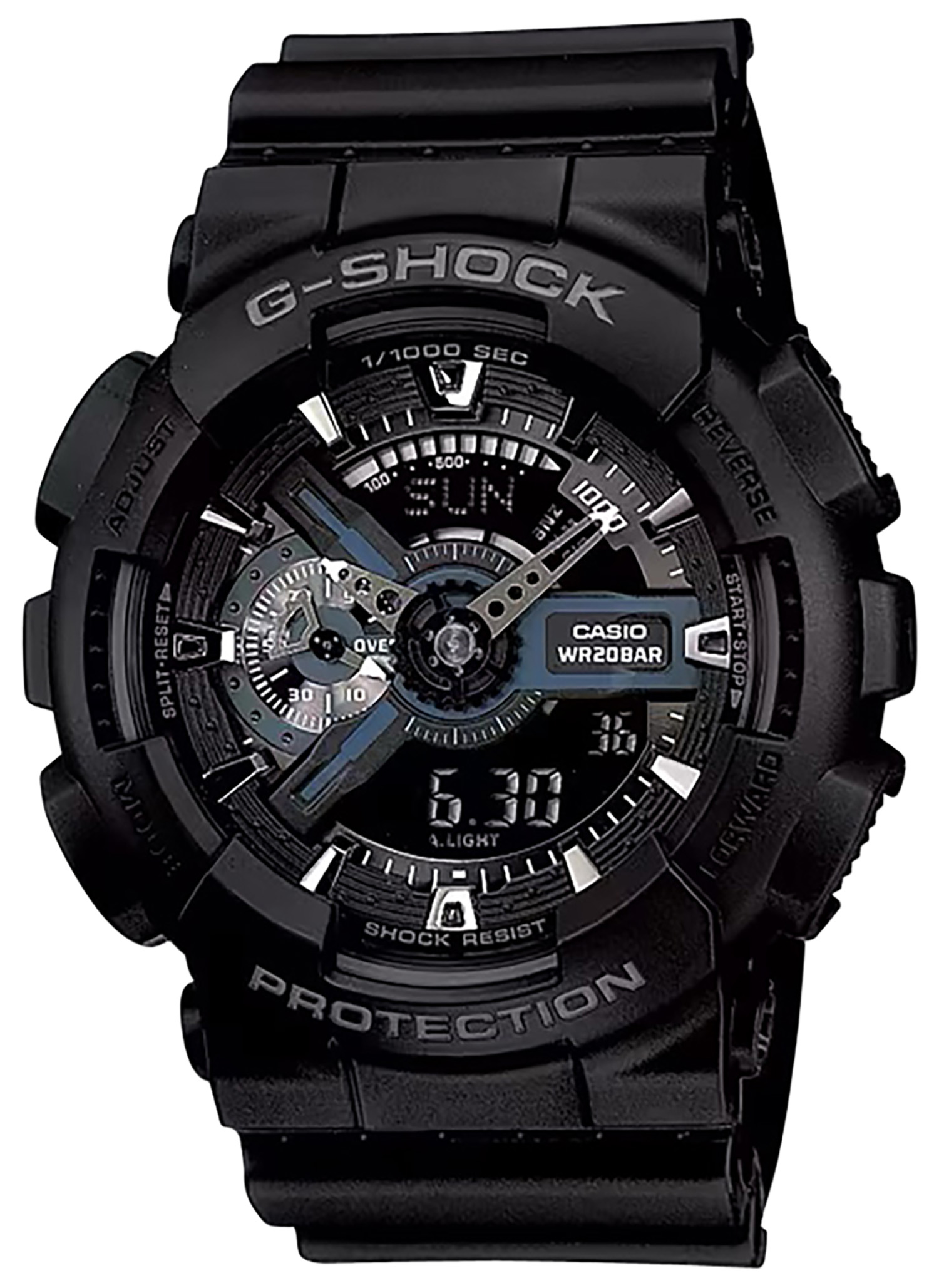 G-Shock GA1101BCR Tactical Black Watch Stainless Steel Bezel 145-215mm