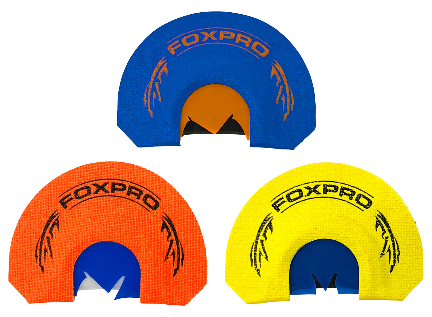 Foxpro CSSPURTKRCOMBO Spurtaker Turkey Call 3-Pack Blue/Orange/Yellow