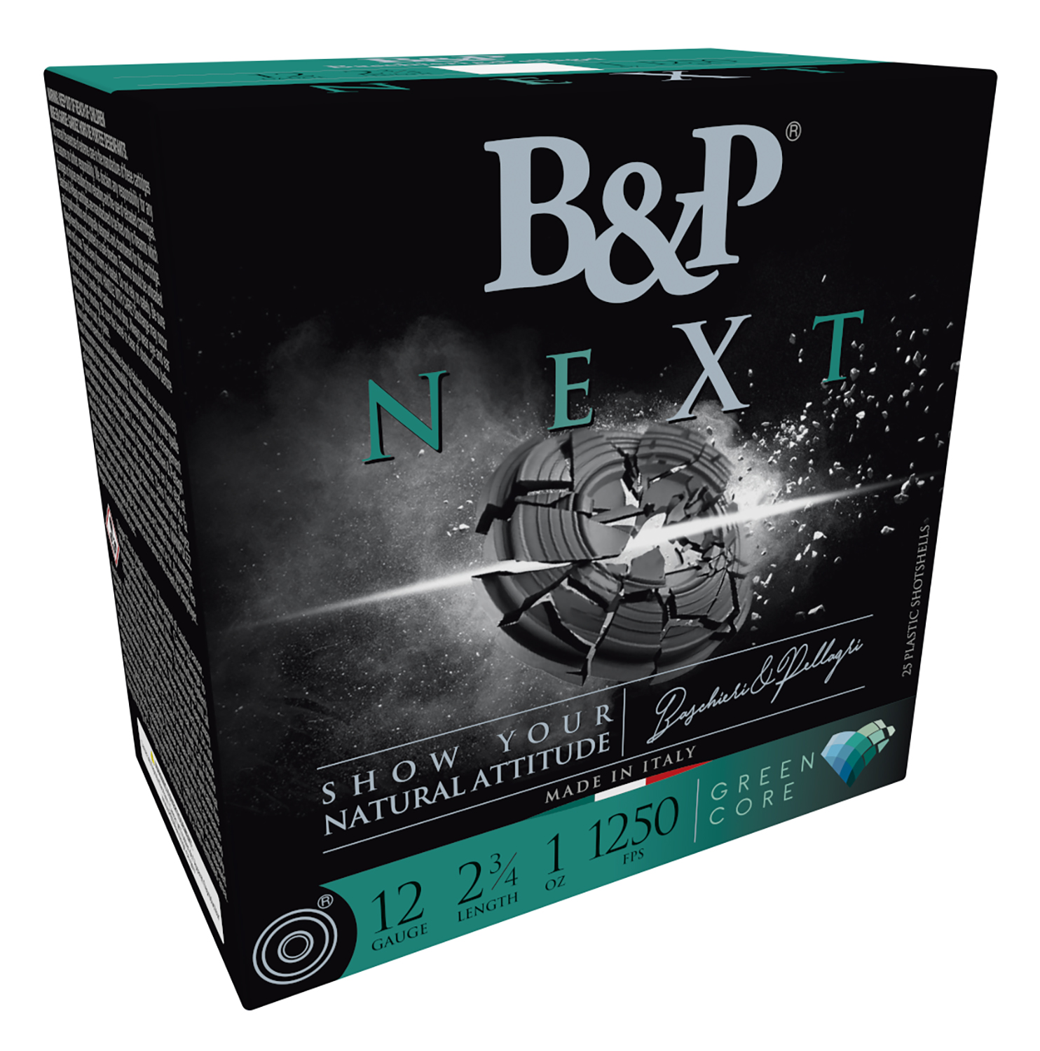 B&P 12B1NX75 Next 12Gauge 2.75” 1oz 7.5Shot 25 Per Box/10 Case
