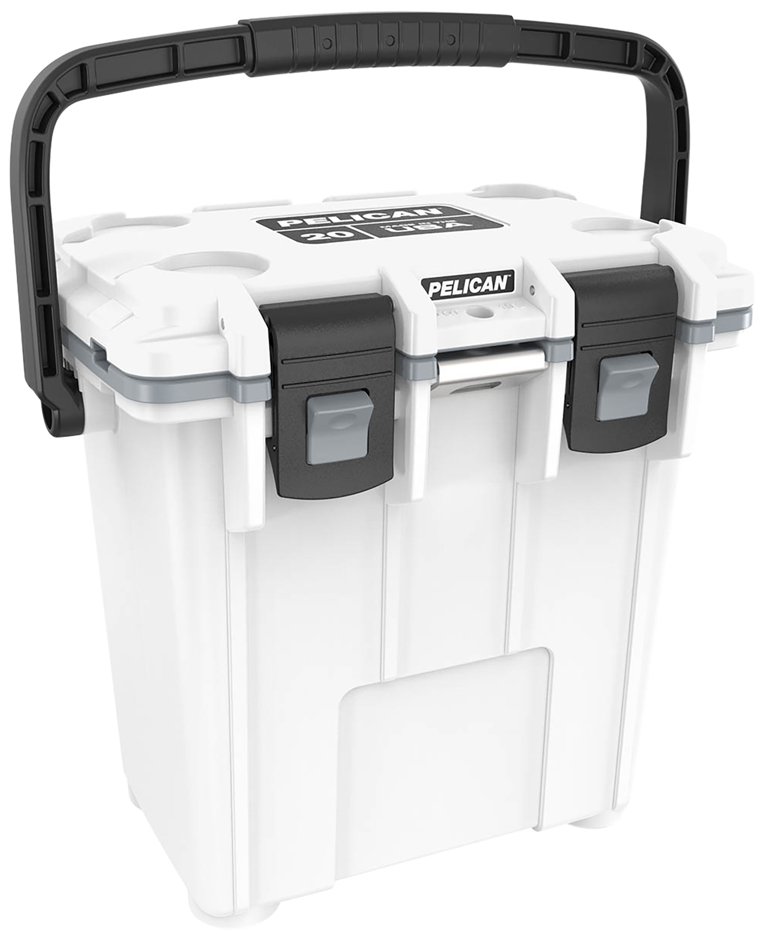 PELICAN 20Q-1-WHTGRY 20QT ELITE COOLER WHT/GRY