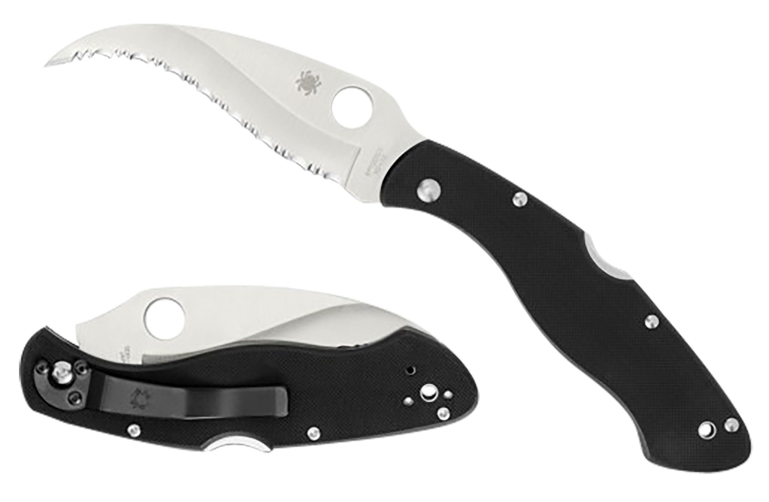 Spyderco C12GS Civilian SL-FS Black G10 Knife VG-10 Blade - Spyderco