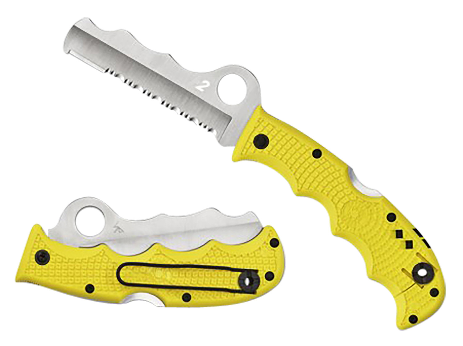 Spyderco C79PSYL Assist Salt 3.68" H2 Steel Yellow FRN Handle Knife