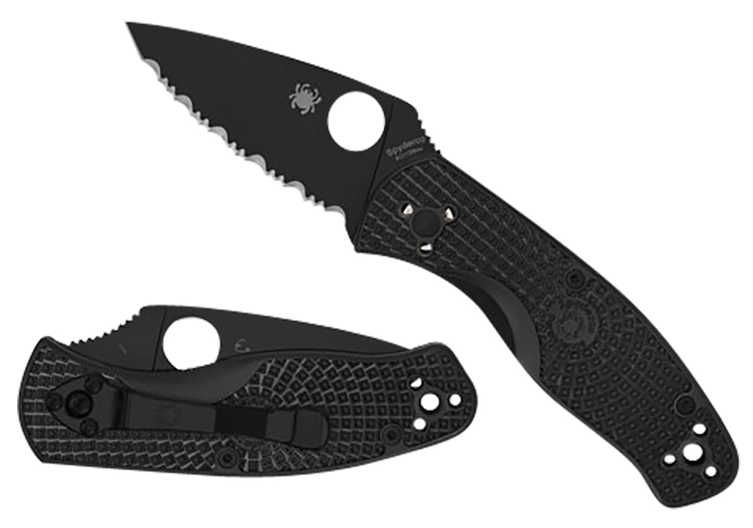 Spyderco C136PBBK Persistence Lightweight Black Plain Edge Knife