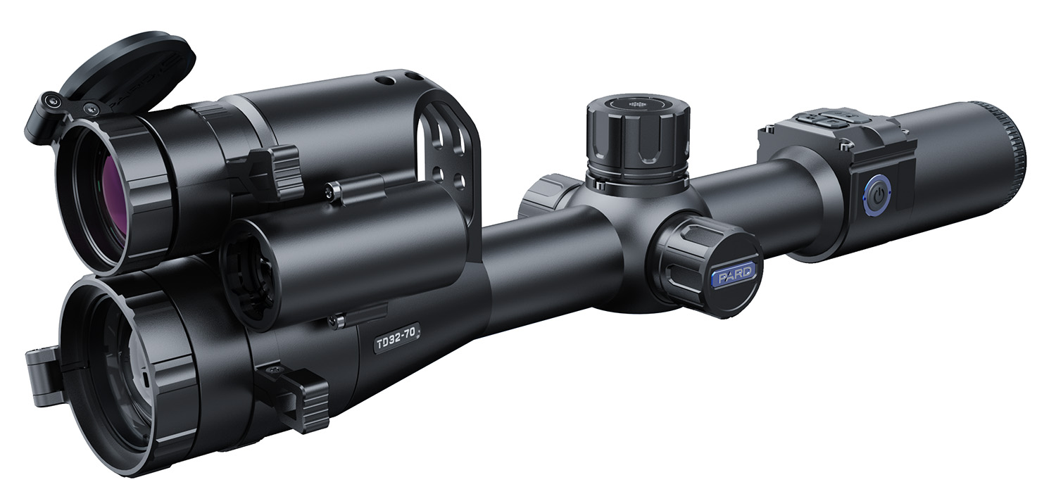 PARD Td3270940LF Td32 Multispectral Night Vision Rifle Scope Black 3-6.5X 70mm, 35 mm Multi Reticle Features Laser Range