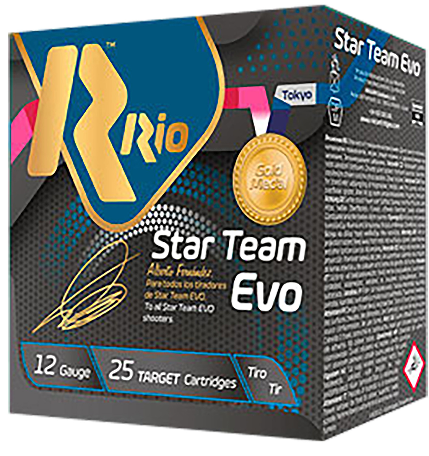 Rio ST288 Star Team EVO 12ga 2.75" #8 1oz 1280fps 25rd Box - Rio Ammunition