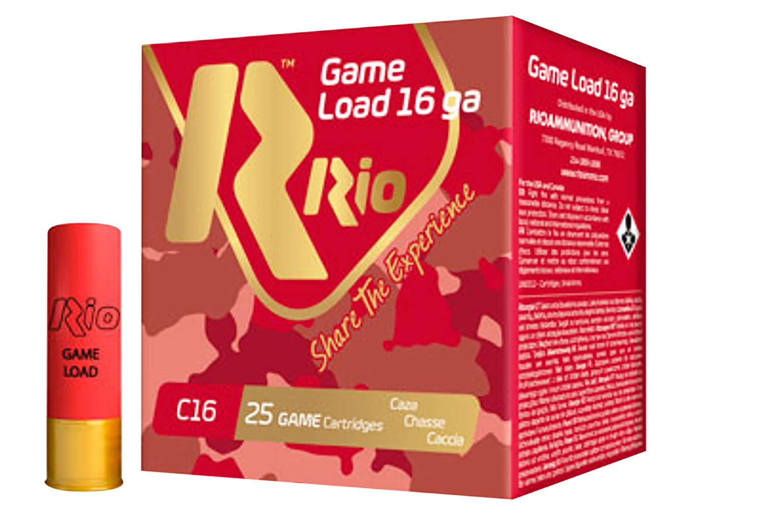 Rio Ammunition RCHV1675 16Ga 2.75" 1 1/8oz 7.5 Shot 1300fps 25/Box