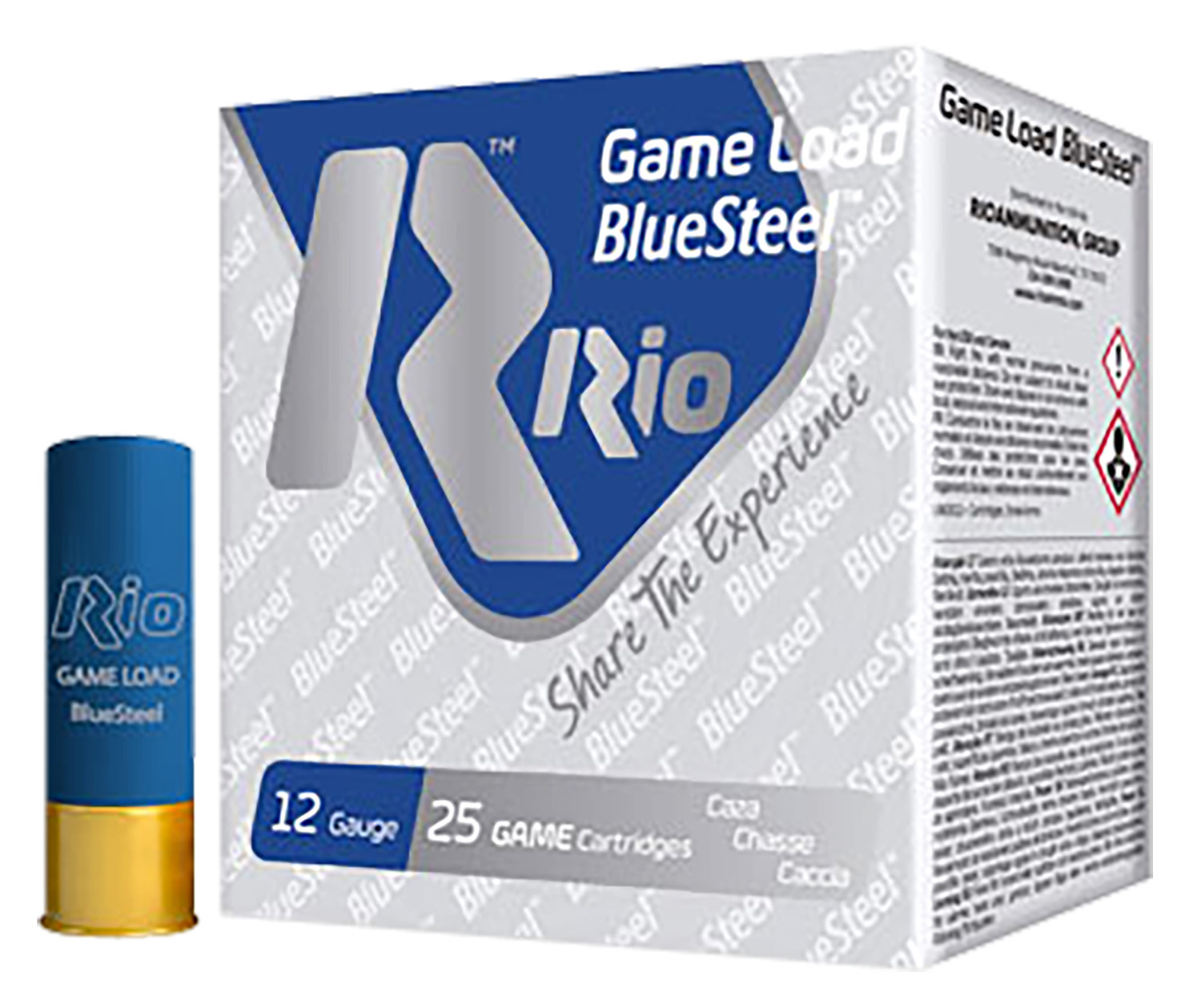 Rio GLBS327 Game Load BlueSteel 12Ga 2.75" 1 1/8oz #7 25/Box