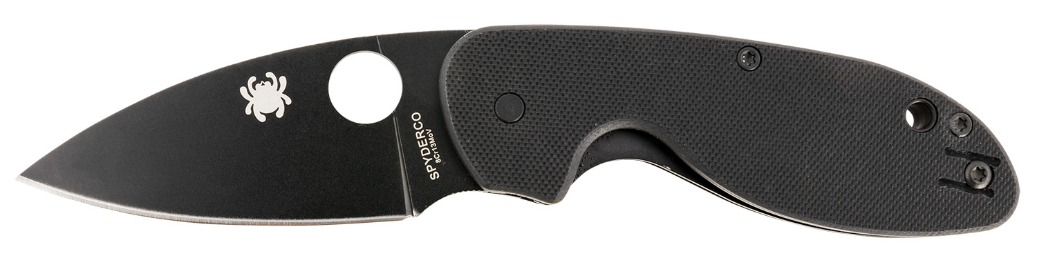 Spyderco C216GPBBK Efficient Black G-10 Blade Knife