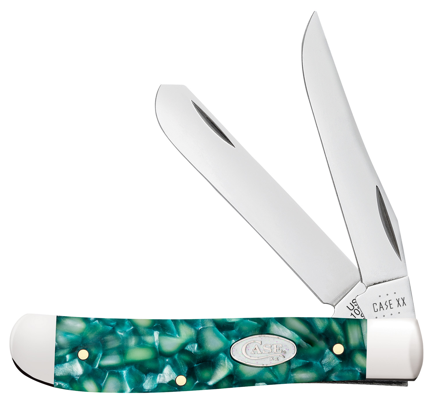 Case Cutlery Sparxx Green Kirinite Mini Trapper Knife