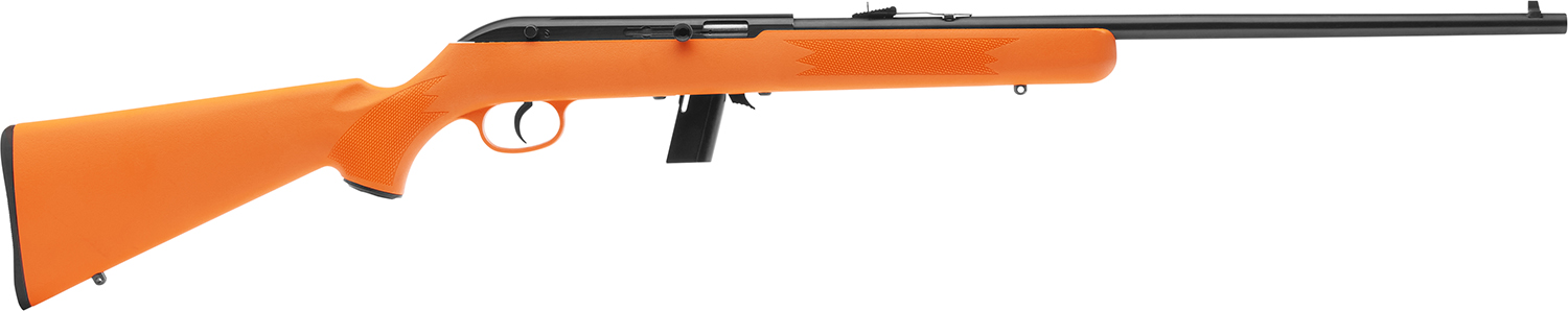 Savage Arms 40220 64 F Full Size 22 LR 10+1 21 Matte Black Carbon Steel Barrel, Matte Black Grooved Carbon Steel Receiver, Orange Fixed Synthetic Stock, Right Hand Savage Arms 40220 64 F Full Size 22 LR 10+1 21 Matte Black Carbon Steel Barrel, Matte Black Grooved Carbon Steel Receiver, Orange Fixed Synthetic Stock, Right Hand