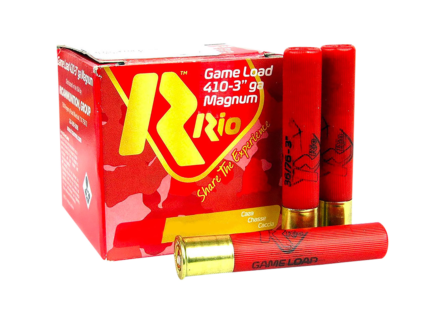 Rio Ammunition RCHV3675 Game Load Heavy Field .410 gauge 3” 1 1/16 oz...
