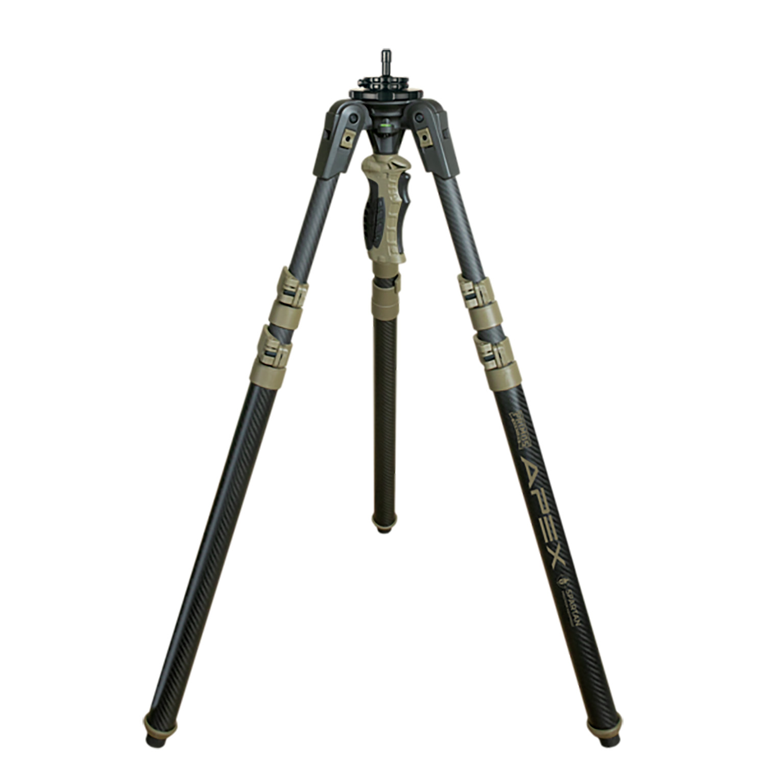 Primos Apex Tripod Carbon Fiber 62 in Coyote Tan 50 lb Capacity - Primary Arms