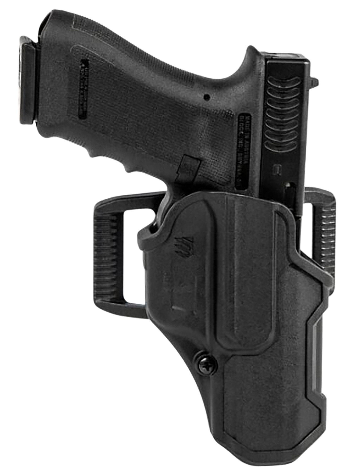 Blackhawk 410704BKR T-Series L2C OWB Holster Black Polymer Right Hand