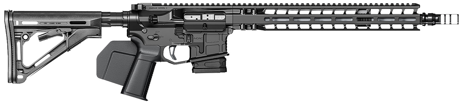 Radian Weapons MDL1 14.5" 223 Wylde Rifle, CA Compliant, Black, 10-Rd Mag