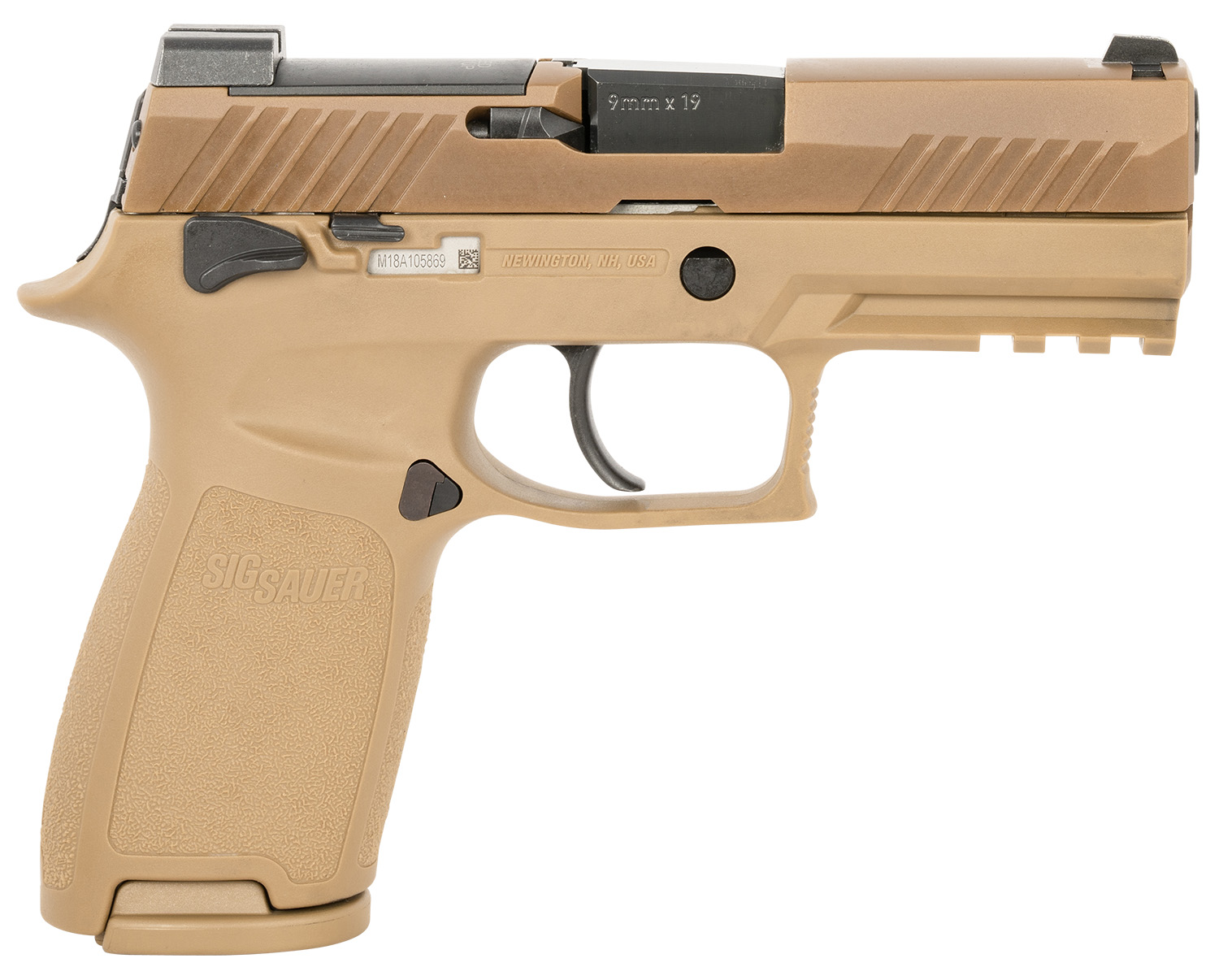 SIG 320CA9M18MSCA    *CA*P320 M18 9M 3.9(3)10R COY
