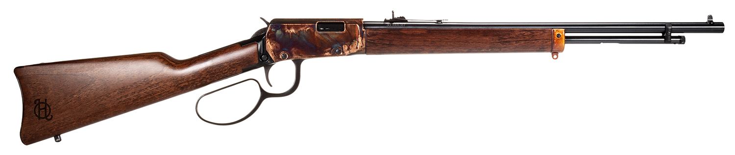 Heritage Mfg STR22LCH20 Settler  22 LR 15+1 20" Black Oxide Alloy Steel Barrel, Color Case Hardened Aluminum Receiver, Walnut Fixed Stock, Right Hand