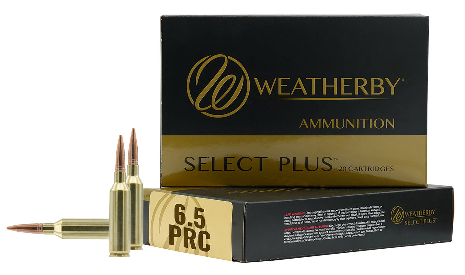 Weatherby R65Prc156Eh Select Plus 6.5 Prc, 156 Gr, 20 Per Box/ 10 Cs