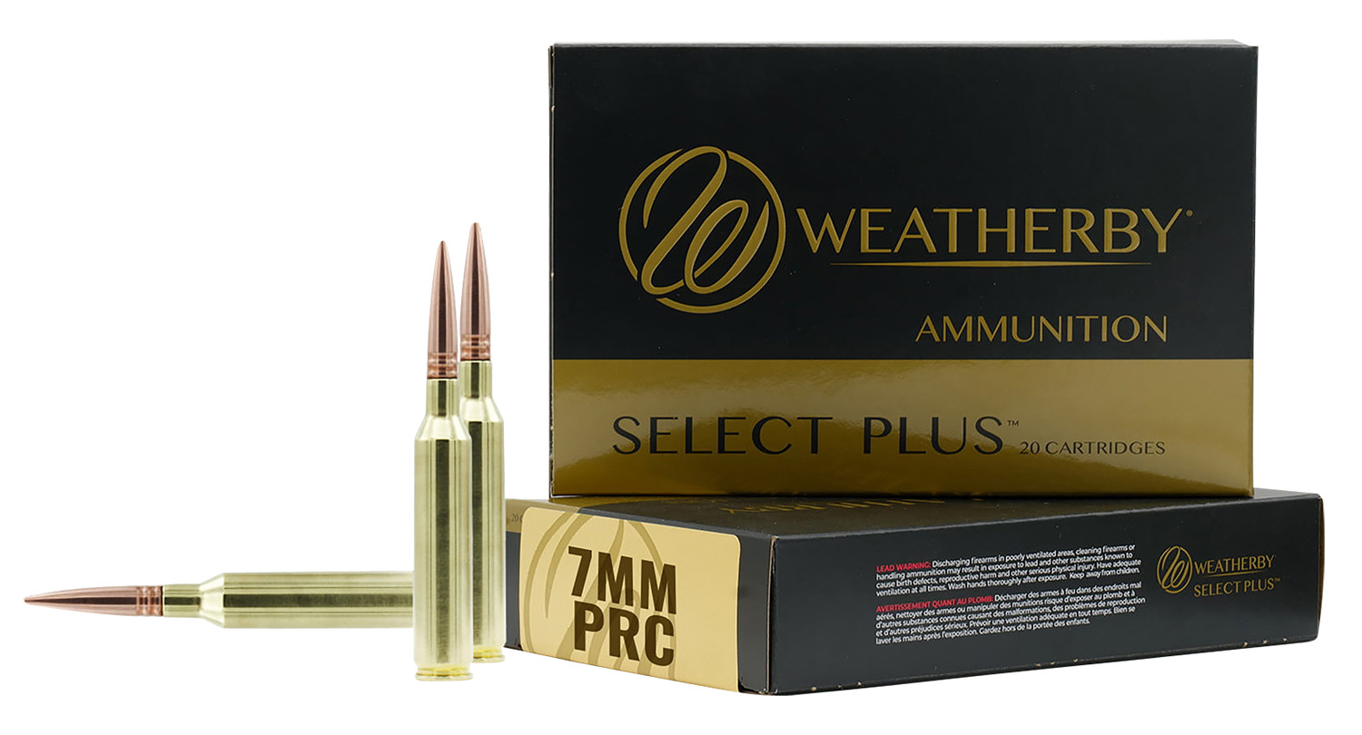 Weatherby M7Prc177HCB Select Plus 7mm Prc, 177 Gr, 20 Per Box/ 10 Cs