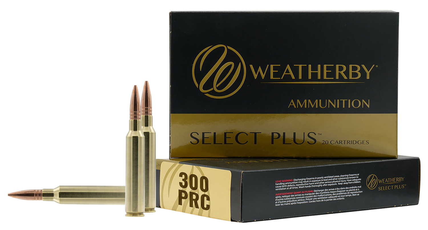 Weatherby M300P195HCB Select Plus 300 Prc, 195 Gr, 20 Per Box/ 10 Cs