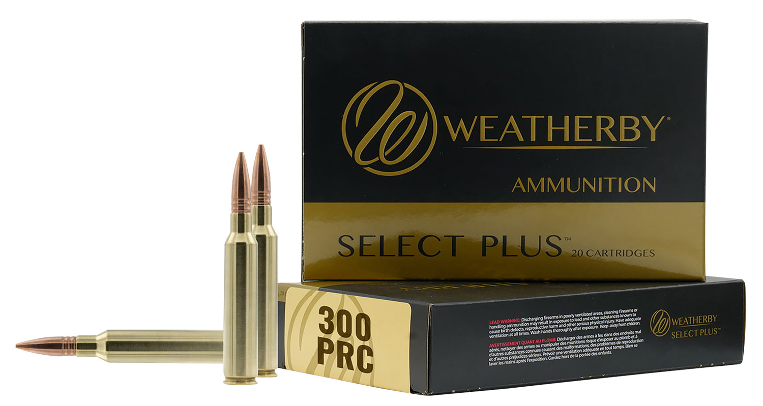Weatherby R300P205Eh Select Plus 300 Prc 205 Gr Jacket Hollow Point 20 Per Box/ 10 Case