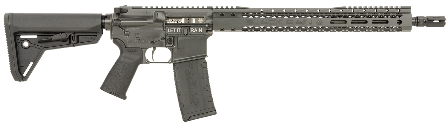 Black Rain Ordnance Spec+ Series: 5.56 NATO 16" 4150V Chromoly Barrel, Nickel Boron Coated BCG, Magpul MOE Grip & Stock