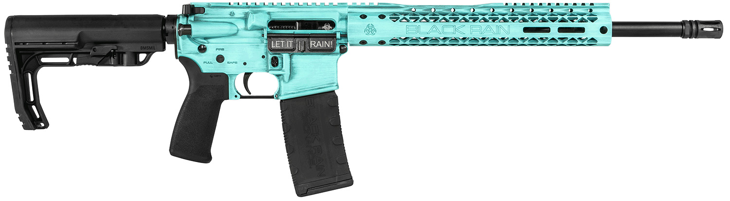 Black Rain Ordnance BROFUSIONTBB Spec15 5.56 NATO 16" 30+1 Tiffany Blue