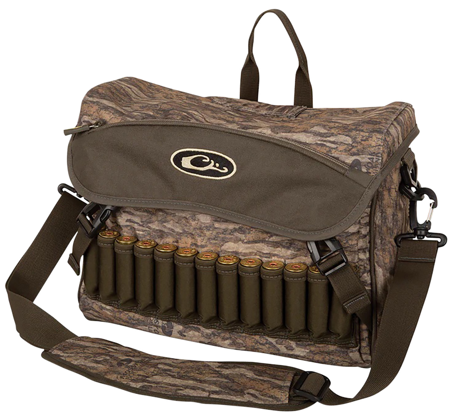 Drake Waterfowl DA1040006 Shoulder Bag 2.0 Mossy Oak, 6 Pockets, Shell Loops