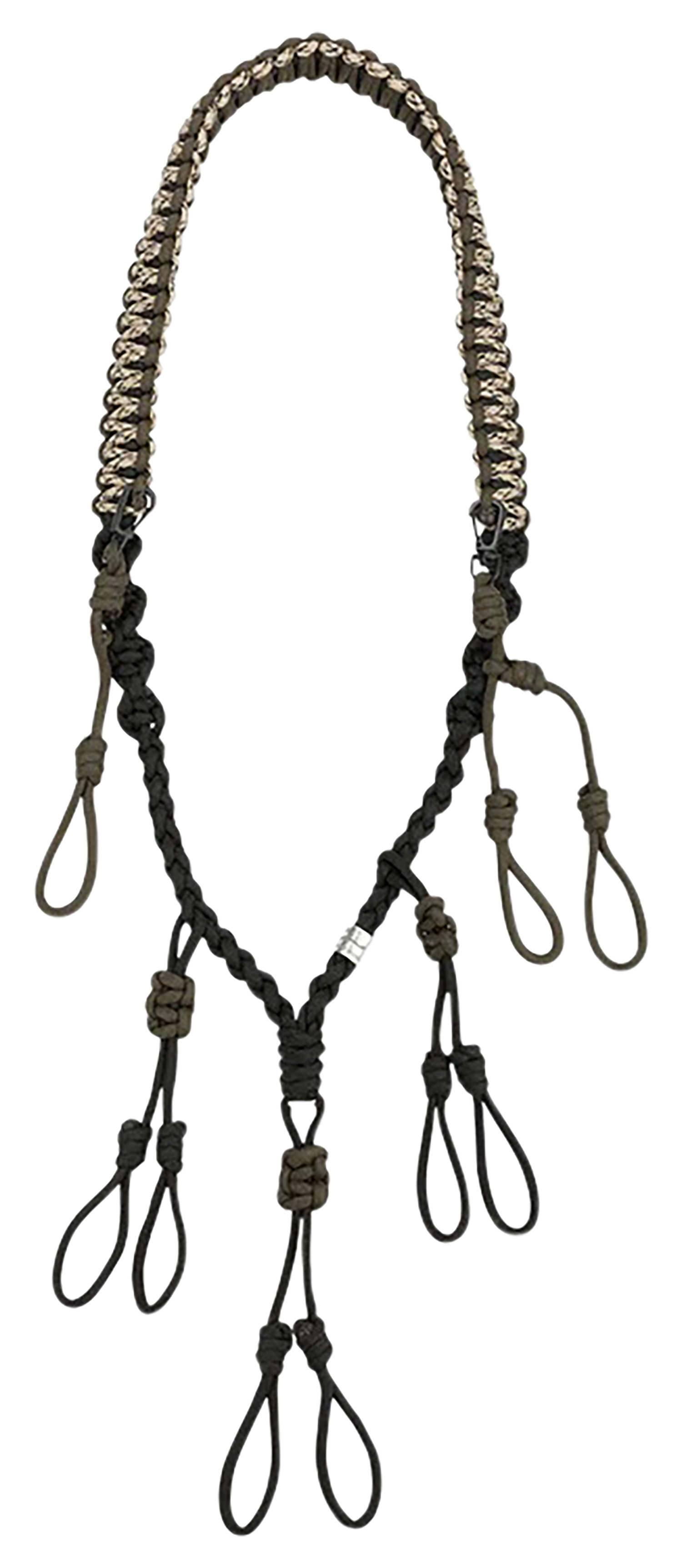Drake Waterfowl DW7150BKO Callers Lanyard Black/Olive Adjustable Polypropylene