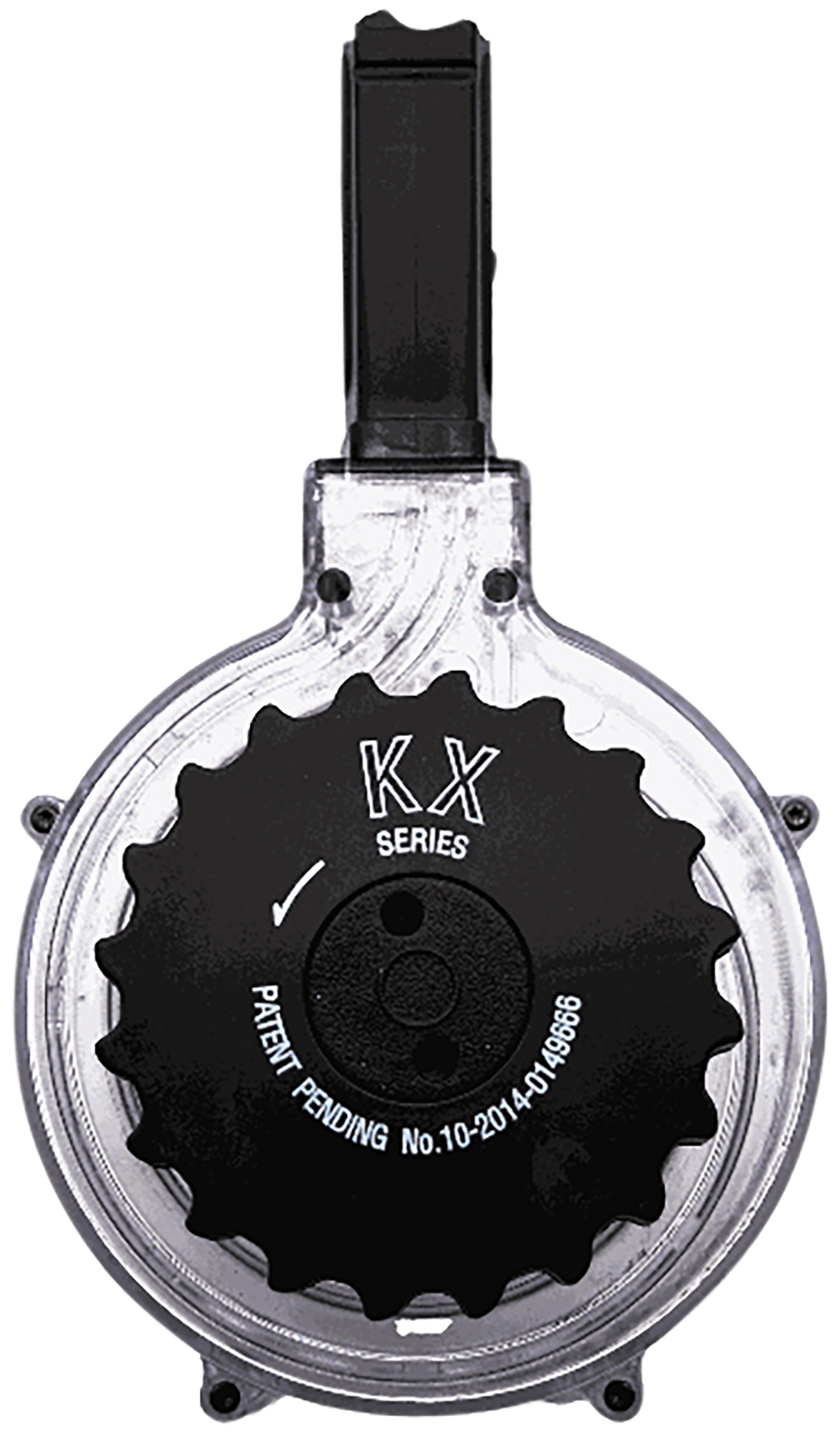 Kci Usa Inc KCIMZ036 AR-15 50Rd Drum 5.56X45mm Nato, Clear Polymer, Fits Mil-Spec AR-15 Platform