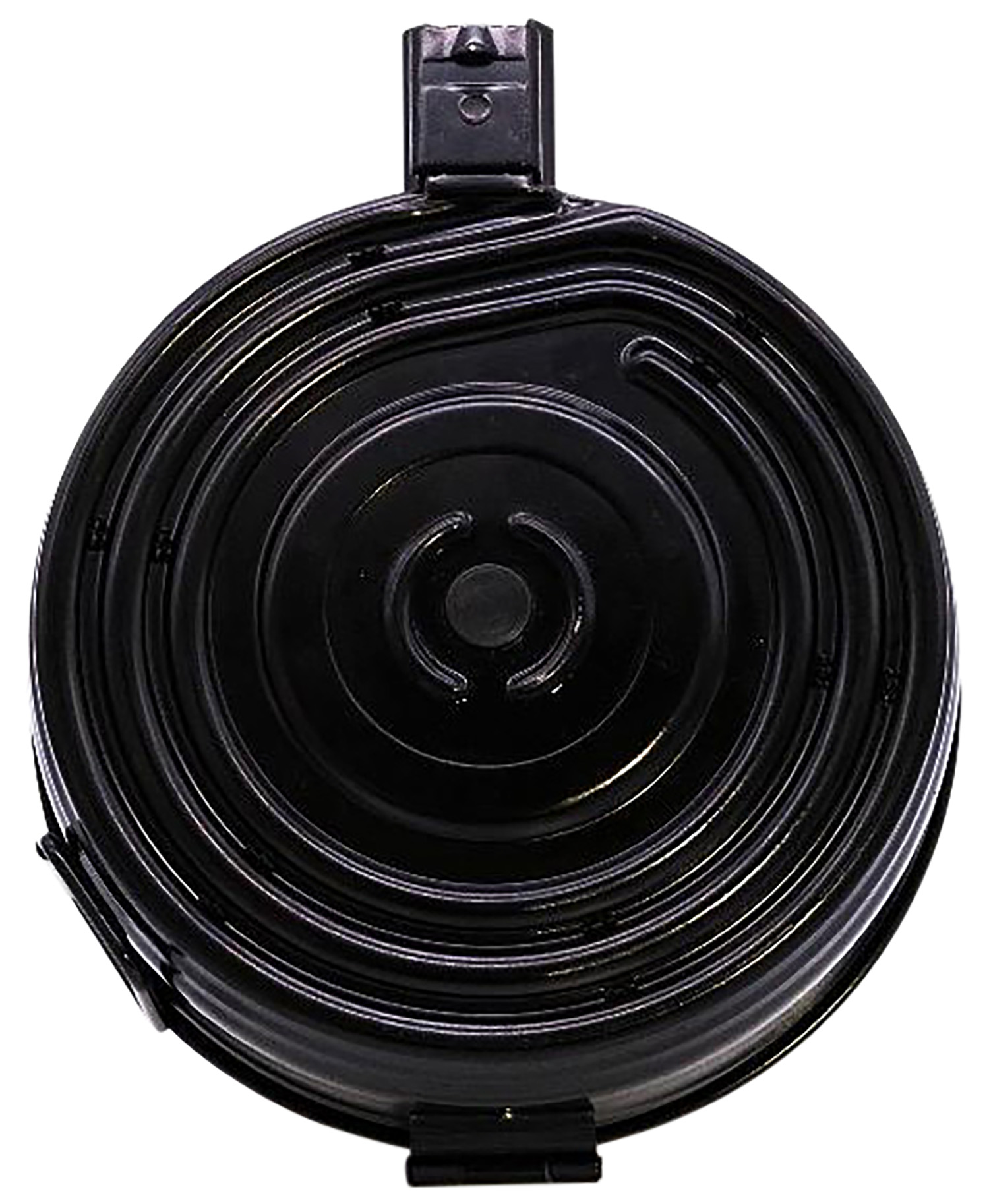 Kci Usa Inc KCIMZ004 AK-47 75Rd Drum 7.62X39mm, Black Steel, Fits AK-47/AKM Platform
