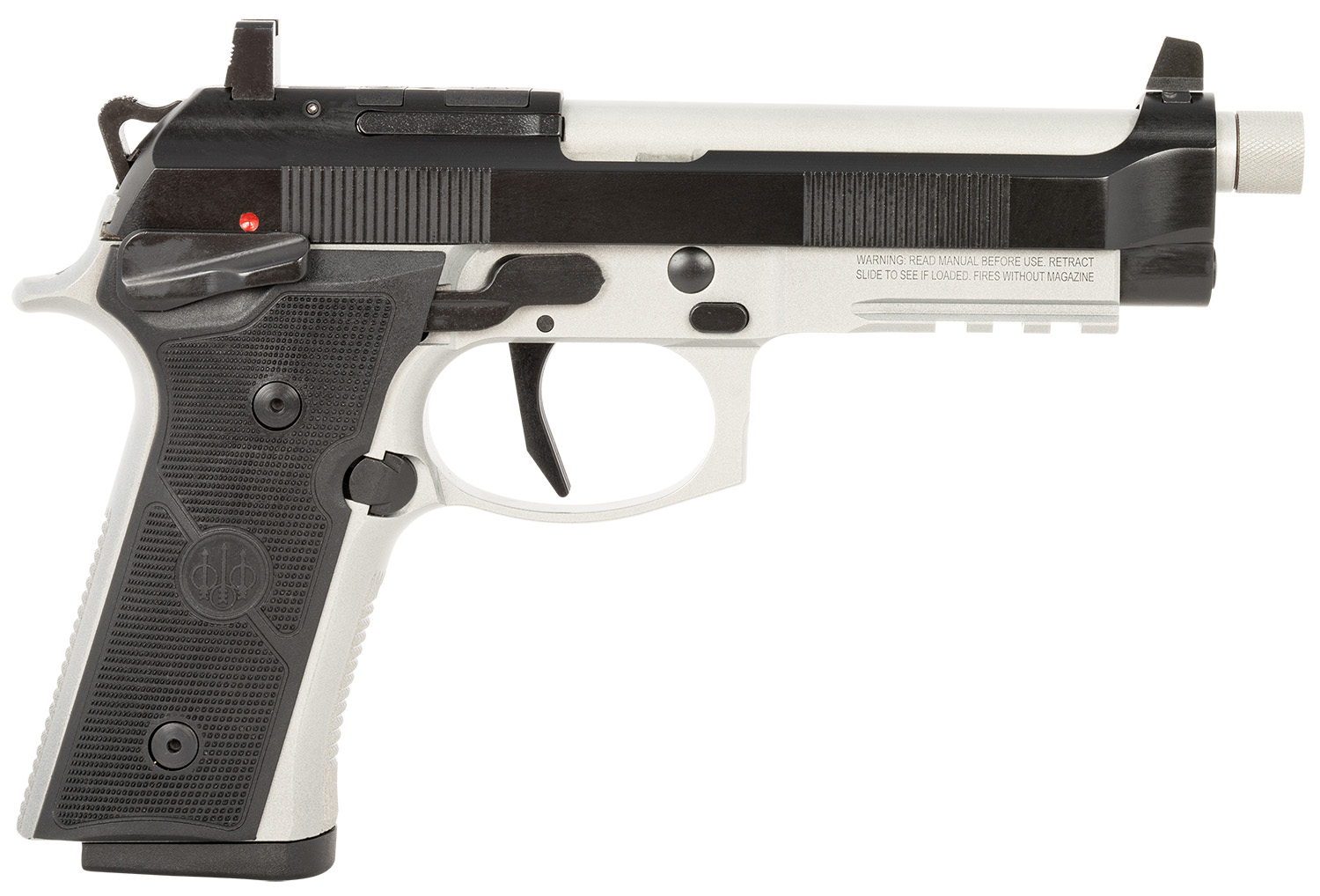 Beretta 92XI SAO Tactical 9mm 5.1 in Black Stainless 10 Rounds Single Actio