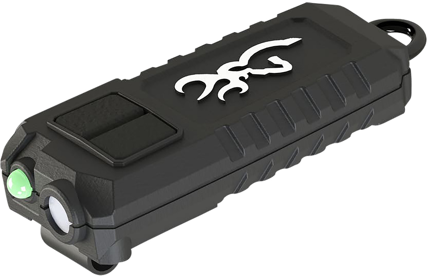 Browning 3715015 Trailmate USB Rechargeable Keychain/Cap Light Black | White/Green 360 Lumens