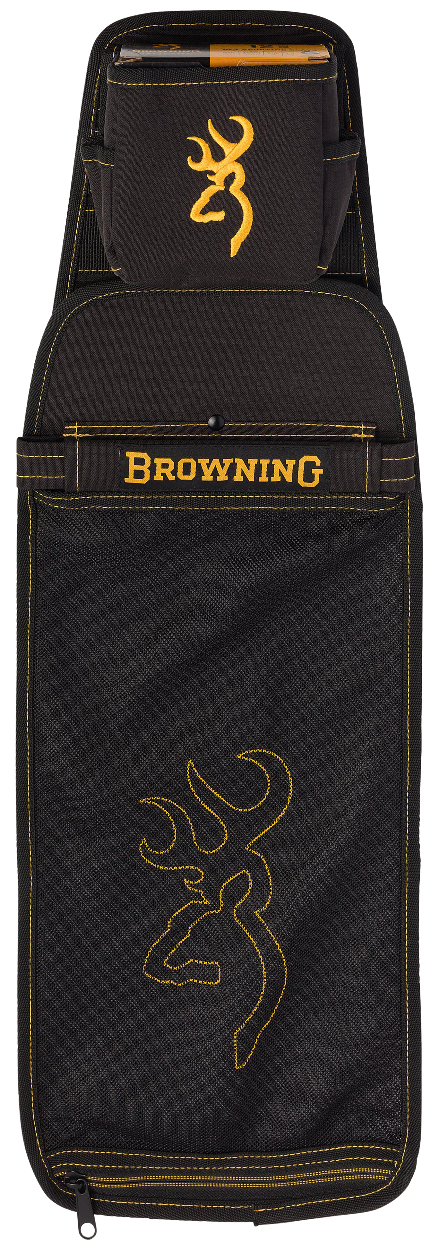 Browning Black Gold Shell Pouch 2.5 - Water-Resistant Ripstop, Large Hull Pouch & Shell Box Holder
