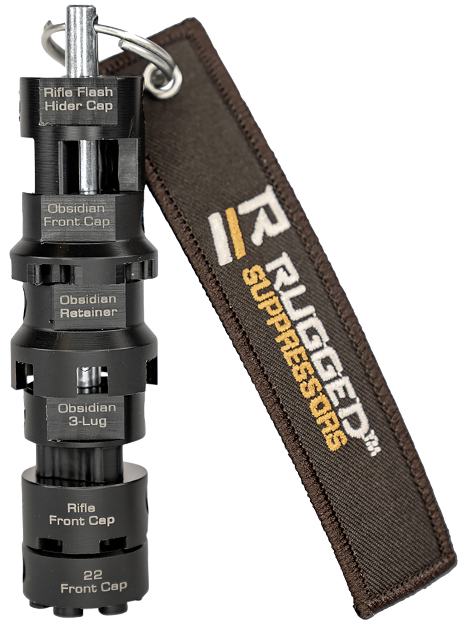 Rugged Suppressors RTK001 Totem Tool  (6 Piece Multi-Tool) Compatible with Most Rugged Suppressor