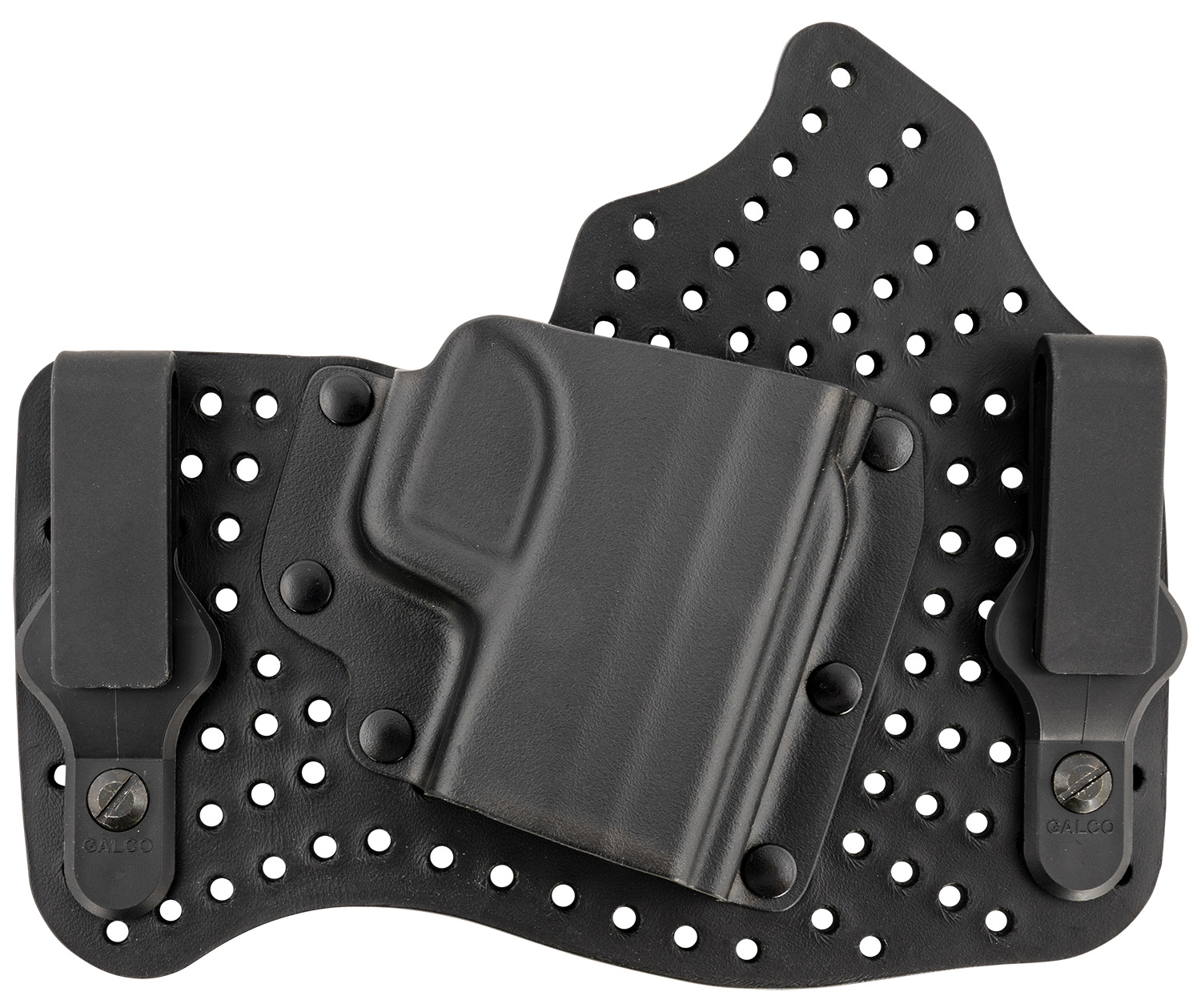 Galco KA662B KingTuk Air IWB Holster Black Kydex/Leather Right Hand