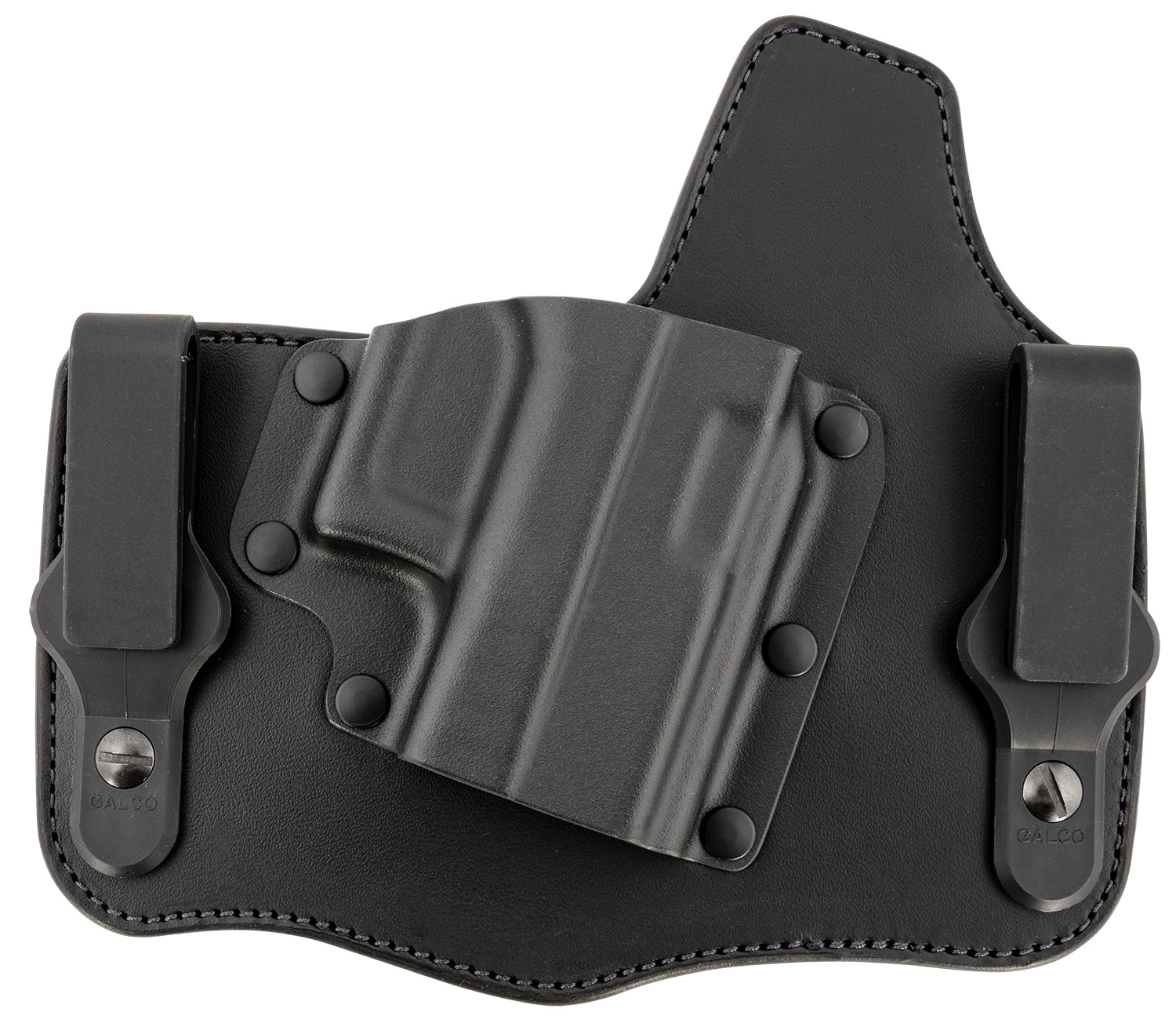Galco KT800RB KingTuk Deluxe IWB Holster Black Kydex/Leather Glock 43