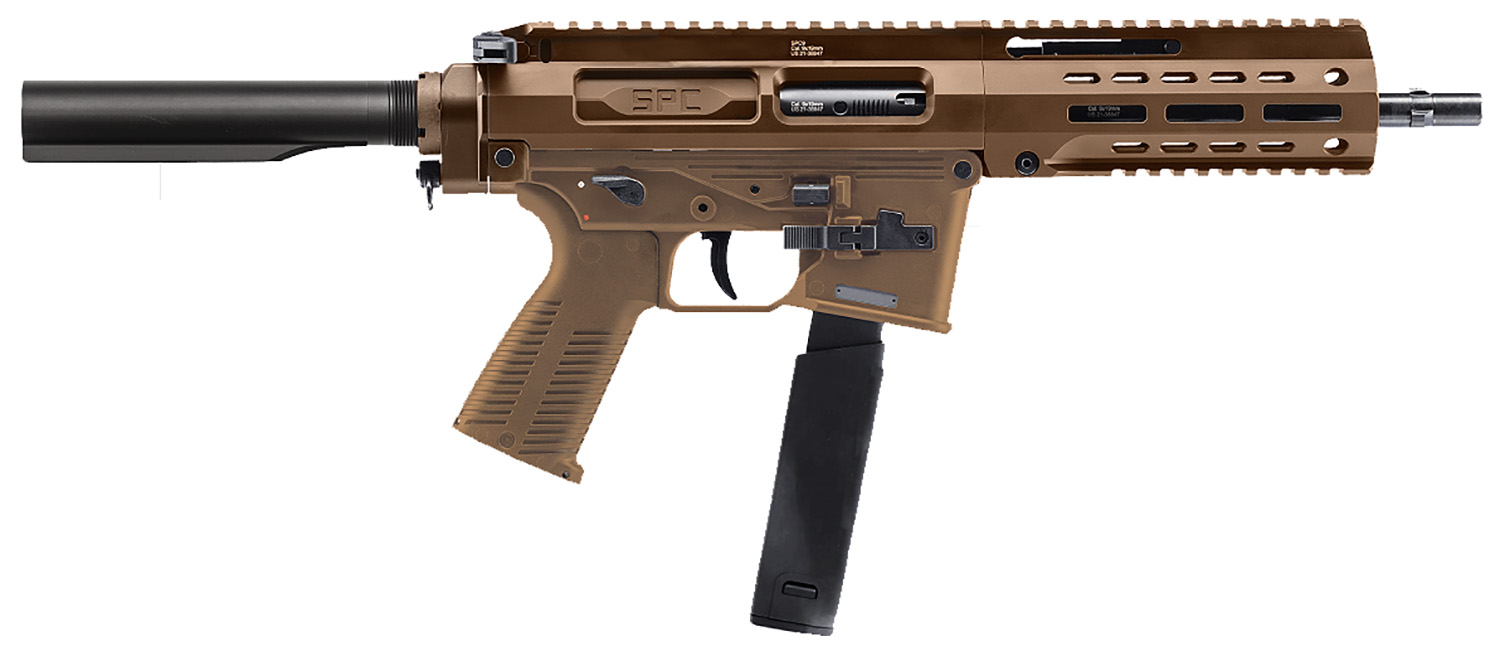 B&T BT500167ABCT SPC10 10mm Auto 30+1 8.9" Coyote Brown Carbine