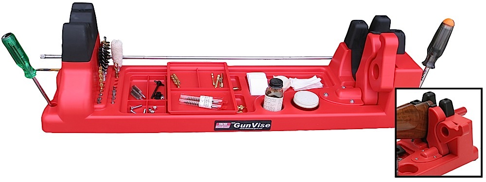 MTM Case-Gard GV30 Gun Vise Red Plastic Rifle/Shotgun